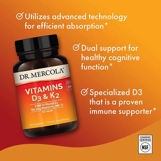 Vitamins D3 and K2, DRM